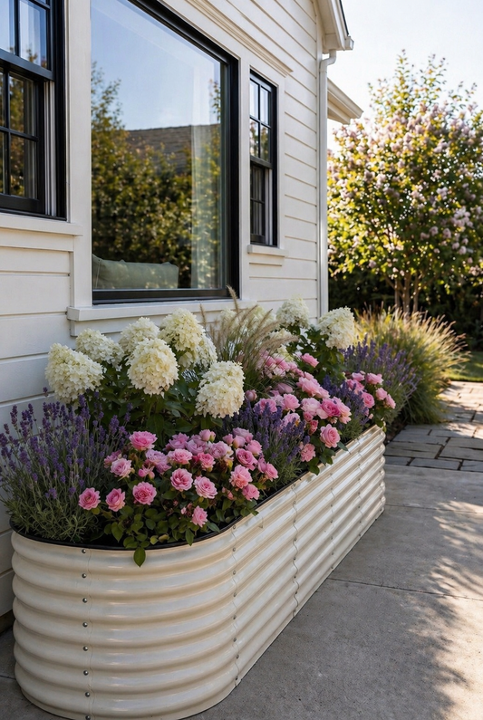 24" Tall 9 in 1 Metal Garden Bed Kit