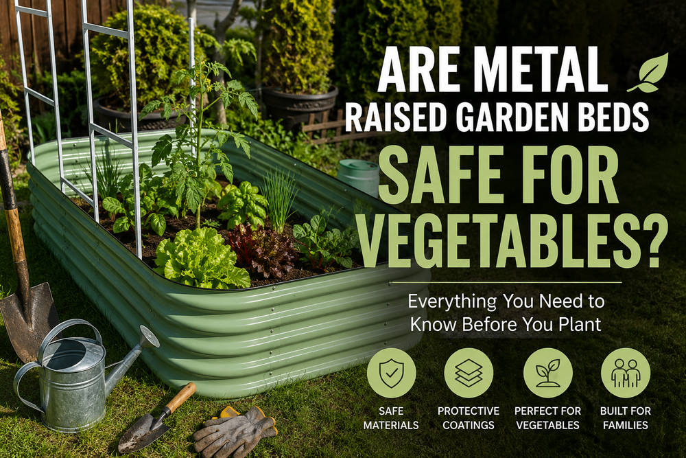 Are Metal Raised Garden Beds Safe for Growing Vegetables?