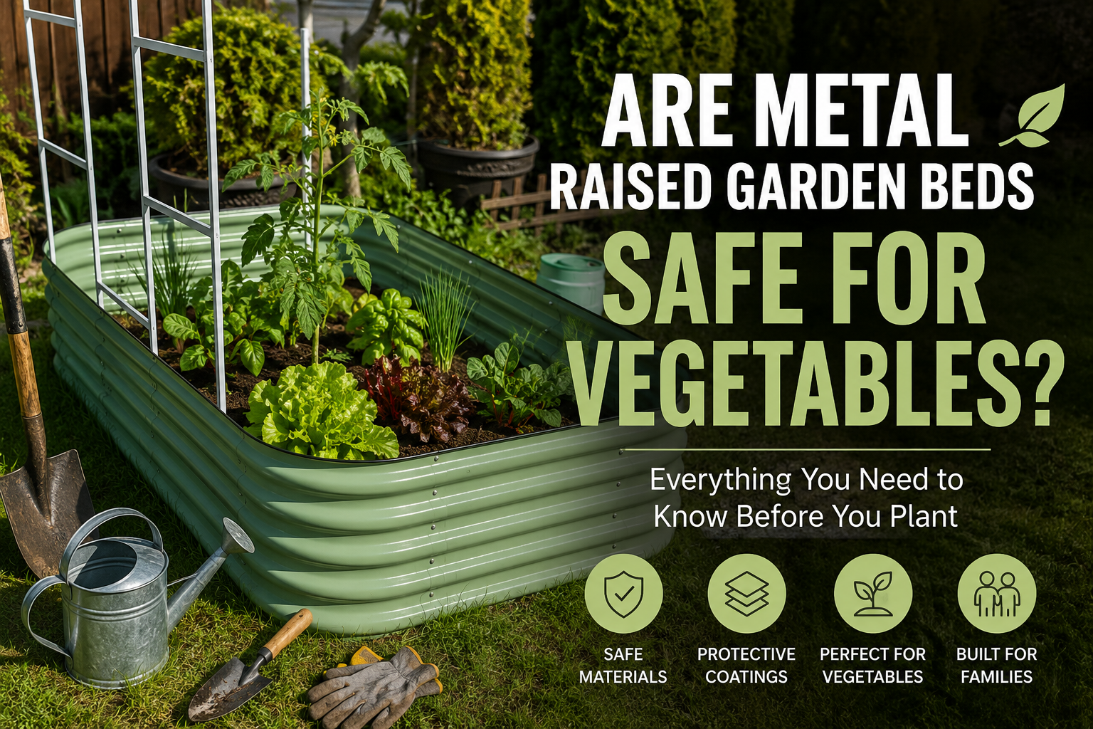 Are Metal Raised Garden Beds Safe for Growing Vegetables?