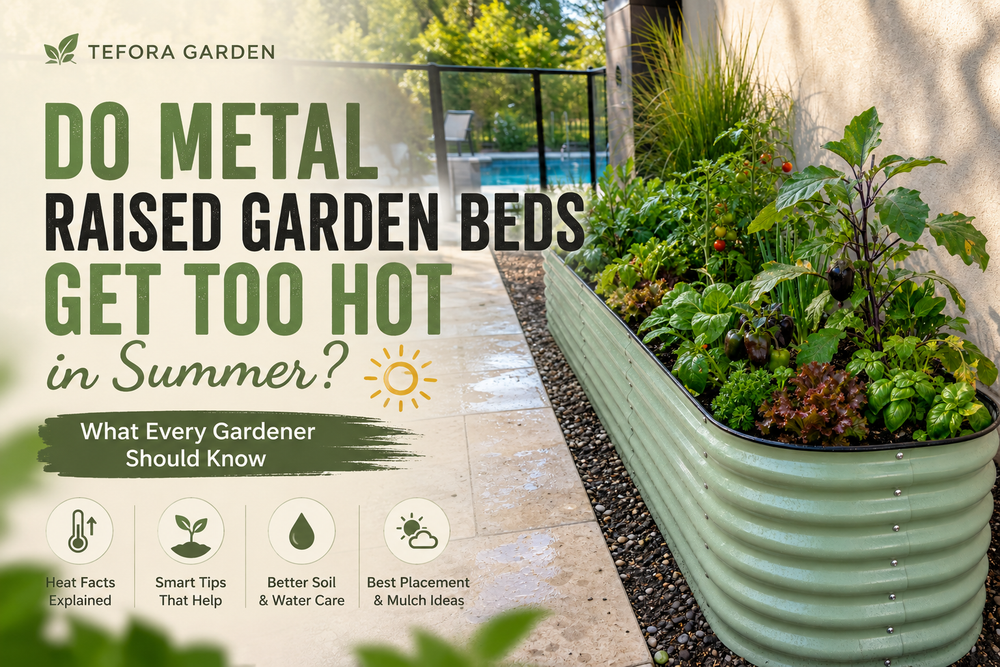 Do Metal Raised Garden Beds Get Too Hot in Summer?