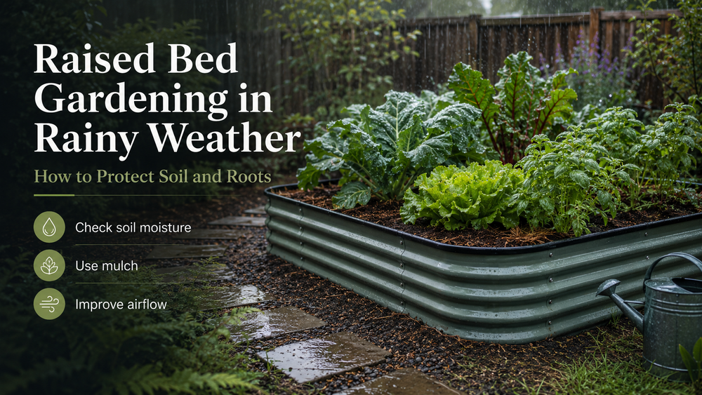 Raised Bed Gardening in Rainy Weather: How to Protect Soil and Roots