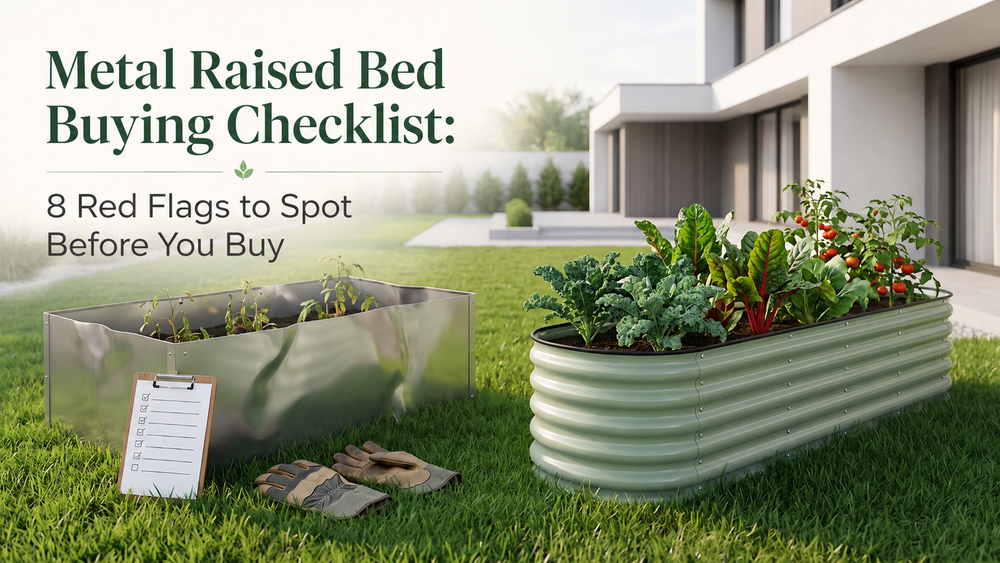 Metal Raised Bed Buying Checklist: 8 Red Flags to Spot Before You Buy