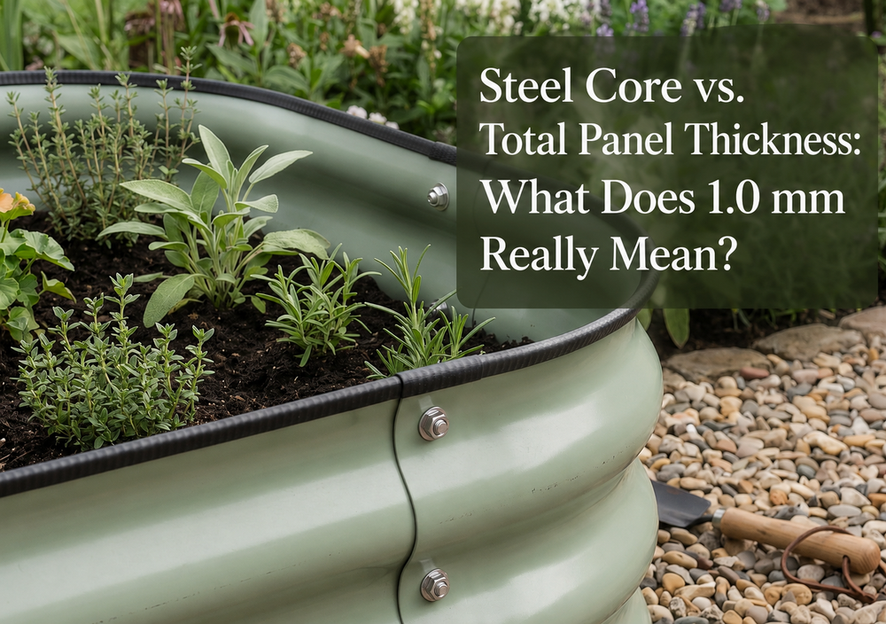 Steel Core vs. Total Panel Thickness: What Does 1.0 mm Really Mean?