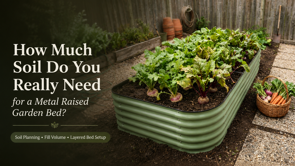 How Much Soil Do You Really Need for a Metal Raised Garden Bed?