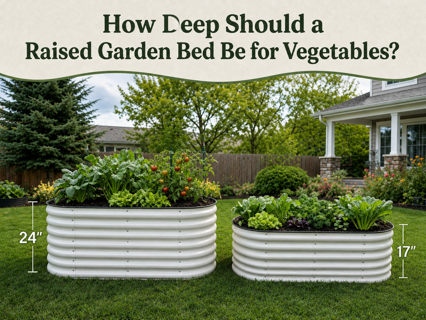 How Deep Should a Raised Garden Bed Be for Vegetables?