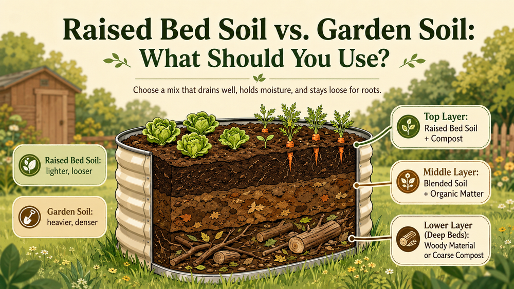 Raised Bed Soil vs. Garden Soil: What Should You Use?