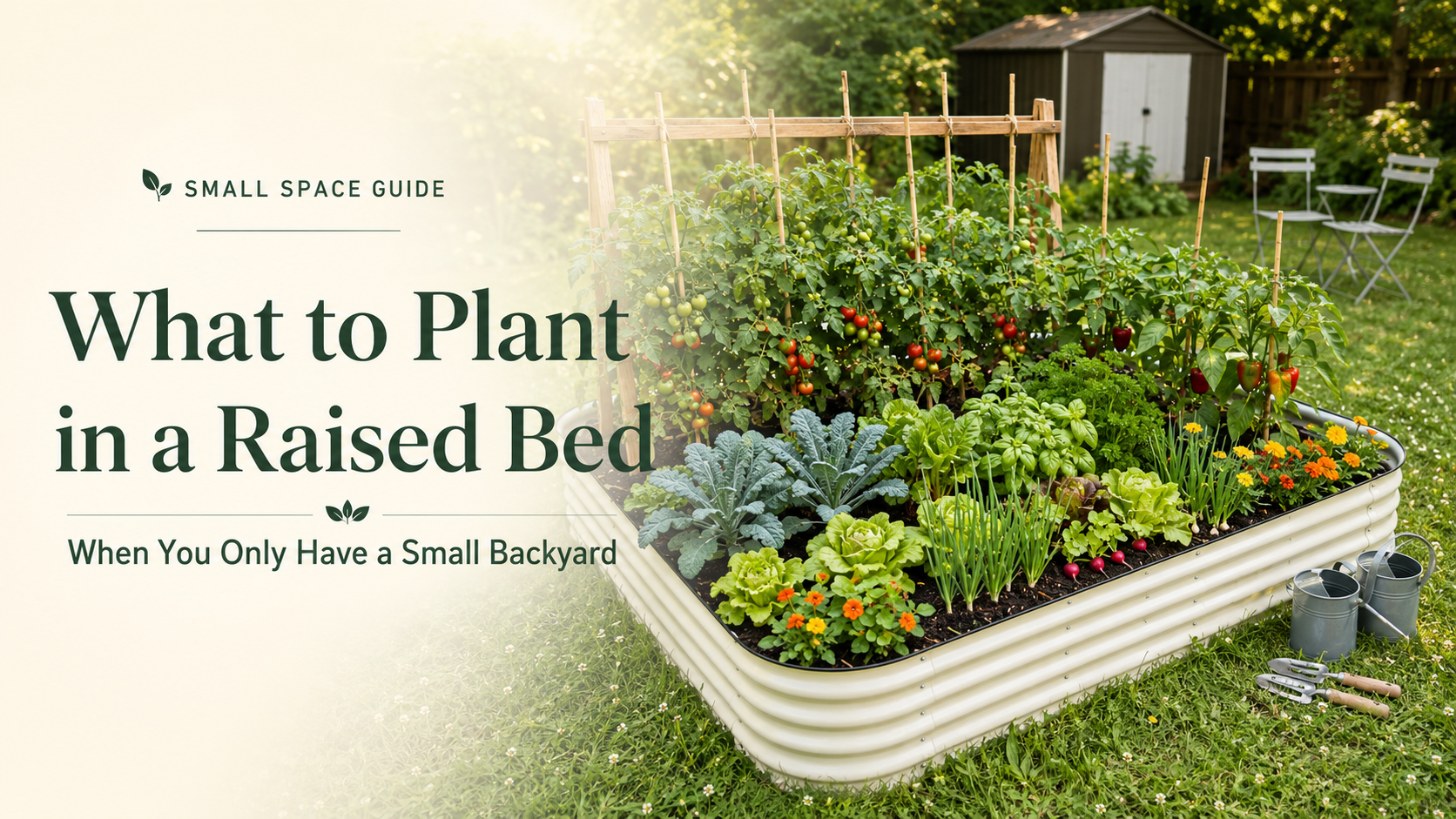 What to Plant in a Raised Bed When You Only Have a Small Backyard