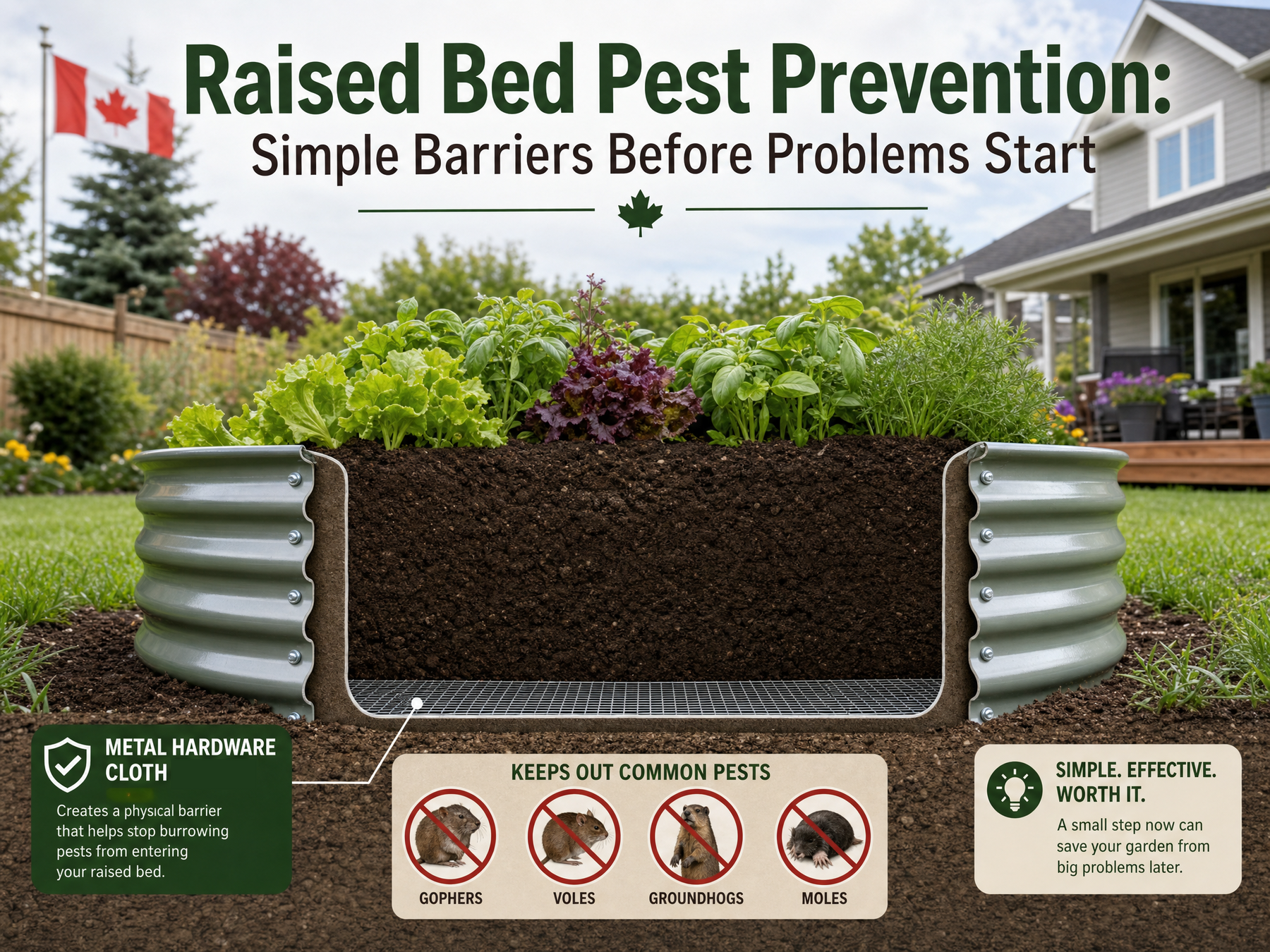 Raised Bed Pest Prevention: Simple Barriers Before Problems Start