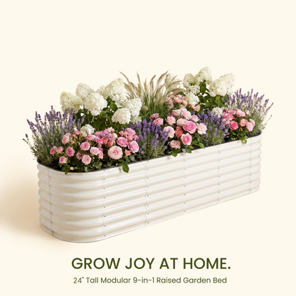 Kit de jardinage en métal 9 en 1 de 43 cm de hauteur