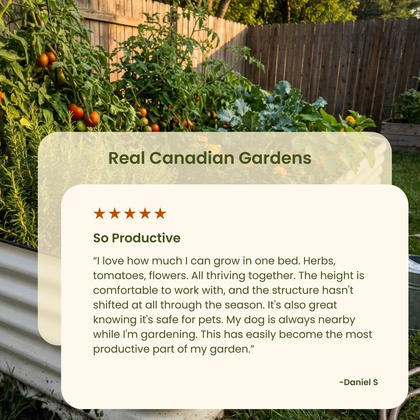 17" Tall 9 in 1 Metal Garden Bed Kit