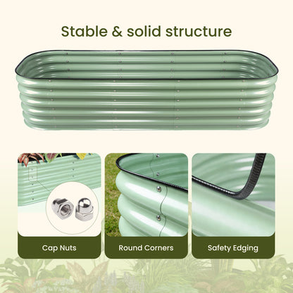 17" Tall 9 in 1 Metal Garden Bed Kit