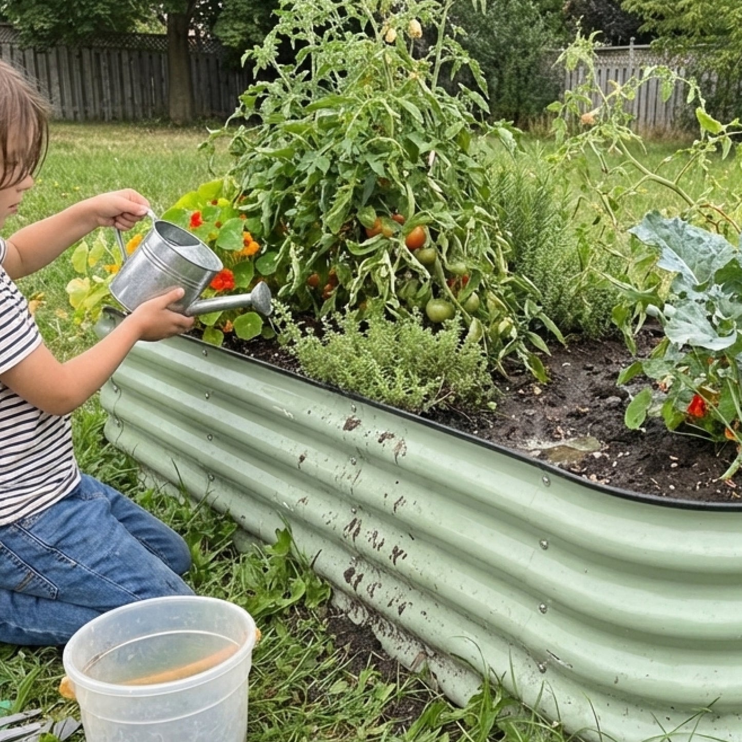 17" Tall 9 in 1 Metal Garden Bed Kit